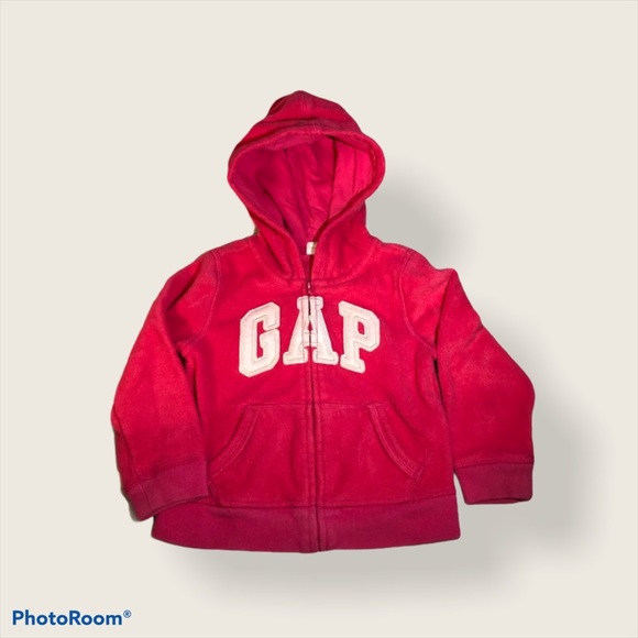Gap, zip up hoodie sweater, pink - Picture 1 of 4